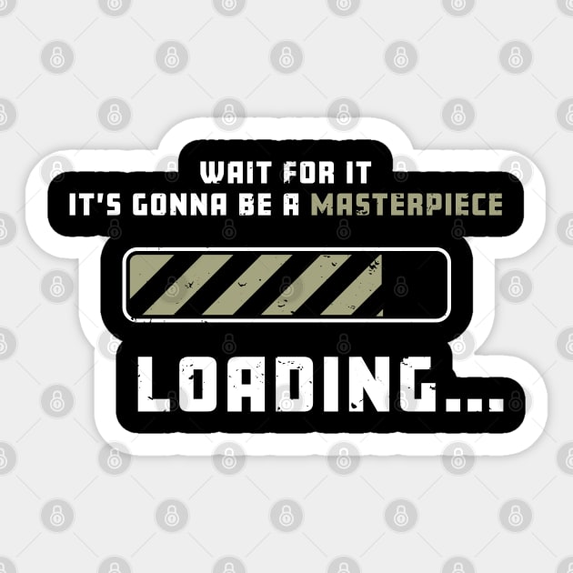 Fart Loading Funny Farting Gag and Fart Zone Humor Farting Sticker